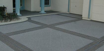 Concrete Driveway, Stenciled Brick Bands
Site
Custom Ram Design
Ocala, FL