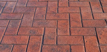 Herringbone New Brick, Stamped Concrete
Site
Brickform
Rialto, CA