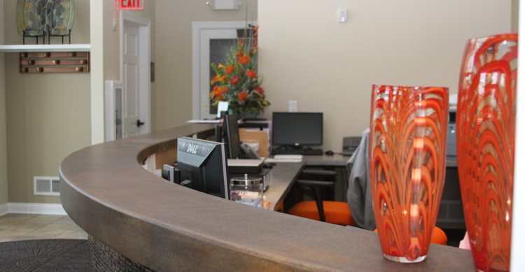 Reception Desk, Office, Concrete
Concrete Countertops
Custom Crete Werks LLC
Racine, WI