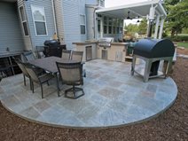 Small Circular Patio