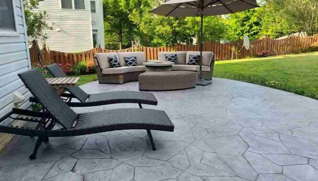 Stamped concrete